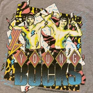 Gray Young Bucks Graphic T-Shirt